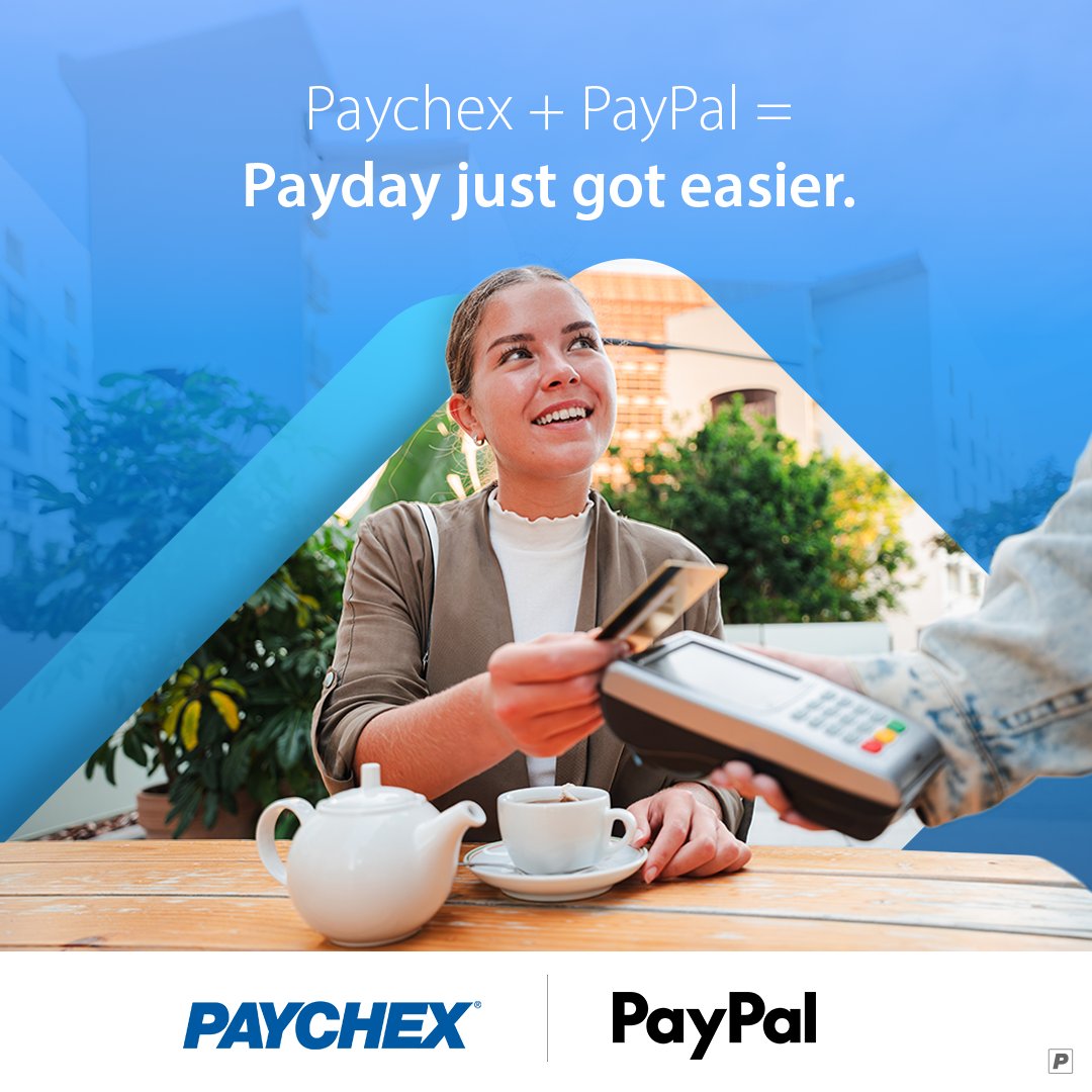 InsuranceFemale's tweet photo. Proud to see @Paychex partner with @PayPal to offer a new direct deposit option available via Paychex Flex® Perks! 
💸 Get paid up to 2 days early 
📲 More financial flexibility for employees 

Making #FinancialWellness accessible - one perk at a time: https://t.co/q4zz36y6Hs https://t.co/ffExrAAhNn
