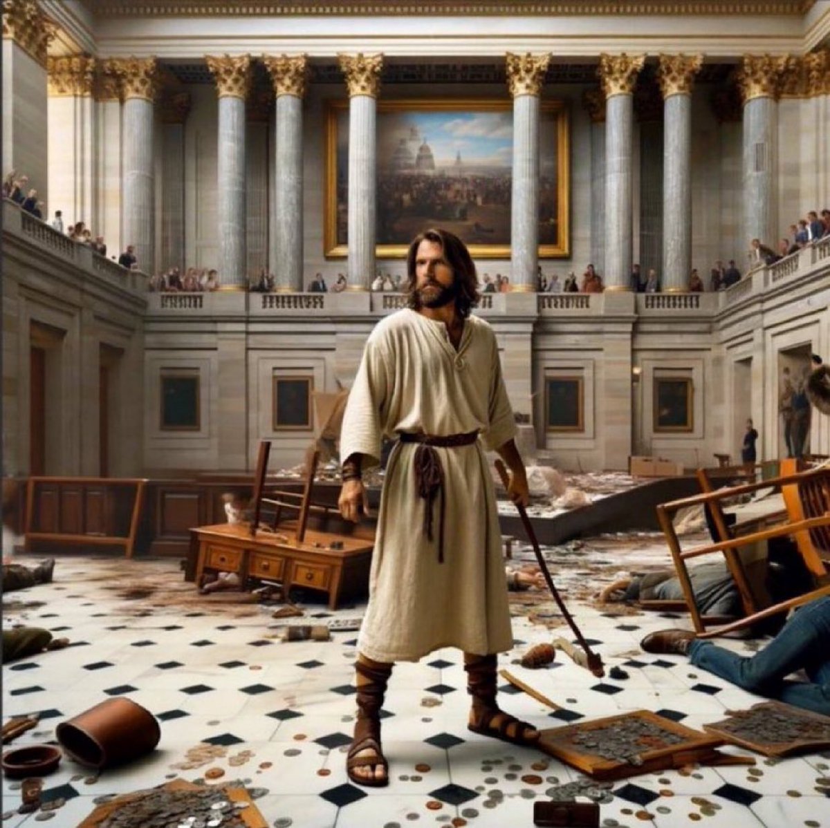 OperHealAmerica's tweet image. You realize Jesus is about to flip the script on the whole world, right?