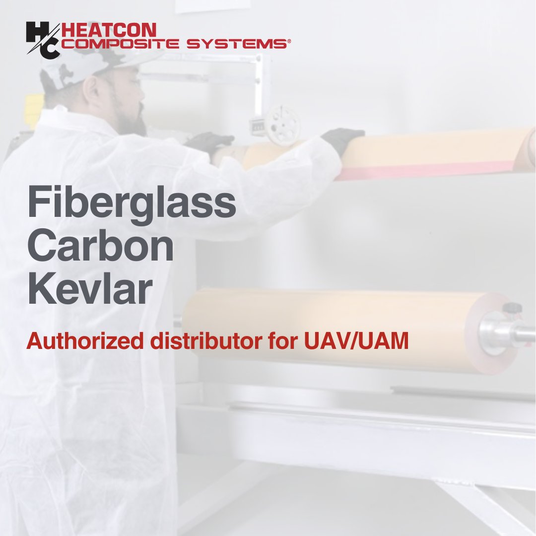 🚀 HEATCON is proud to be a Global Boeing Material Specification authorized distributor for Hexcel and the UAV/UAM market.

High-quality Hexcel prepregs for immediate support:

✅Fiberglass
✅Carbon
✅Kevlar

Reach out today! 🚀

#Hexcel #Aerospace #UAV #UAM #Prepreg