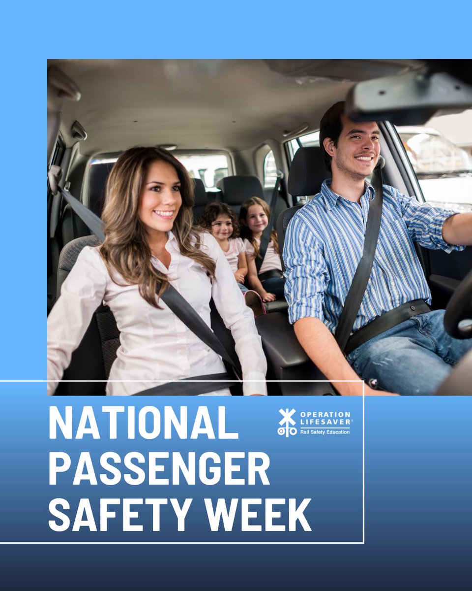 olinational's tweet photo. It’s #NationalPassengerSafetyWeek! Driving with friends is fun, but always SPEAK UP if someone you’re driving with makes risky decisions around railroad tracks and trains.

#SeeTracksThinkTrain https://t.co/2dLHRrtl0j