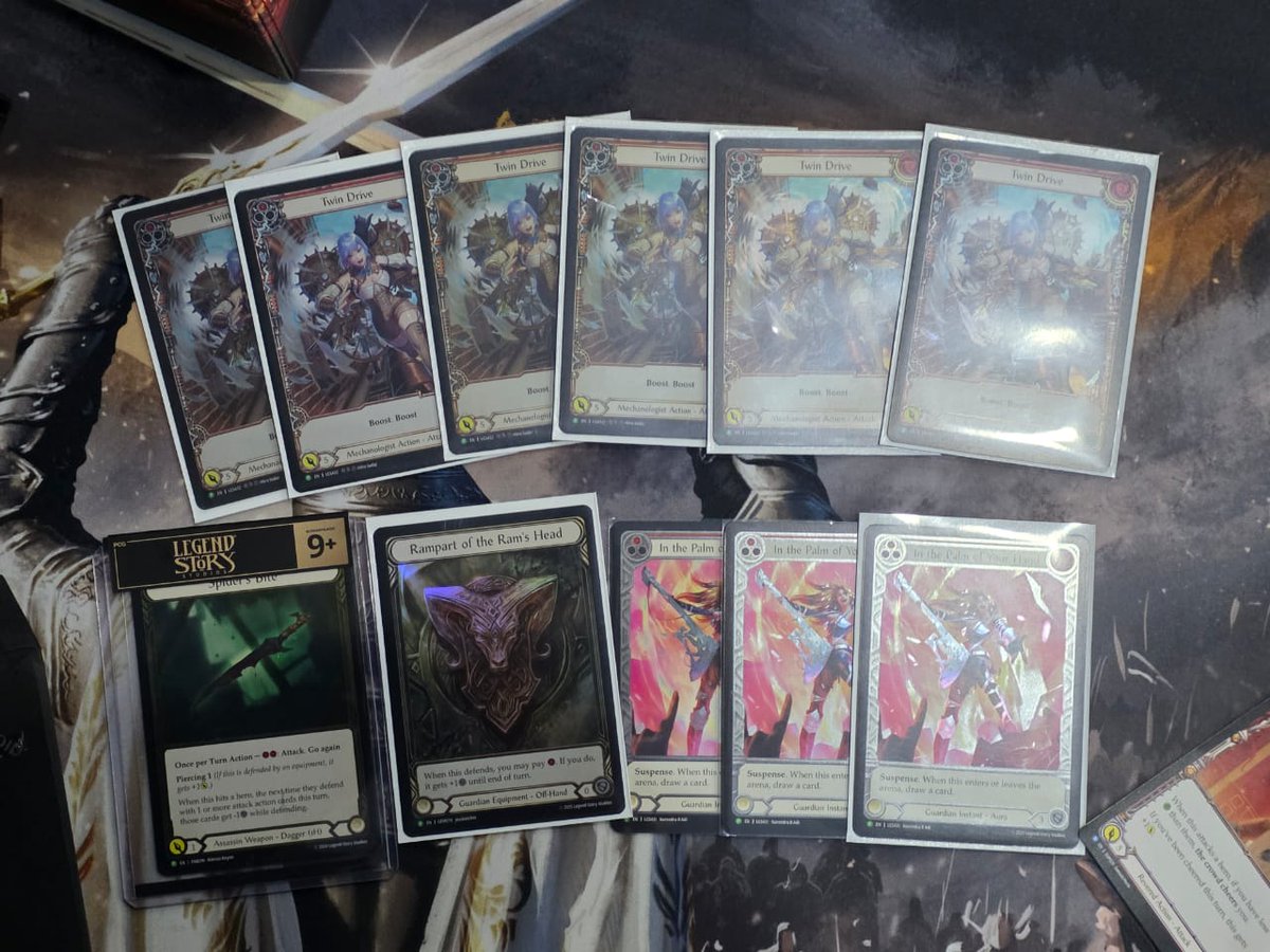 Loot del fin de semana de doble RTN por parte de Chain Breakers

Sergio ganó el rtn de CDMX y yo quedé finalista del de Querétaro 

A prepararse para el nacional!

#fabtcg #fabtcgMexico