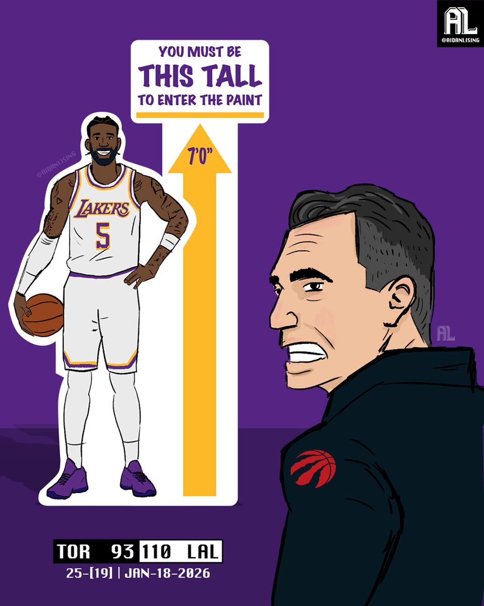 aidanlising's tweet image. A sketch after every Raptors game this season

44/82