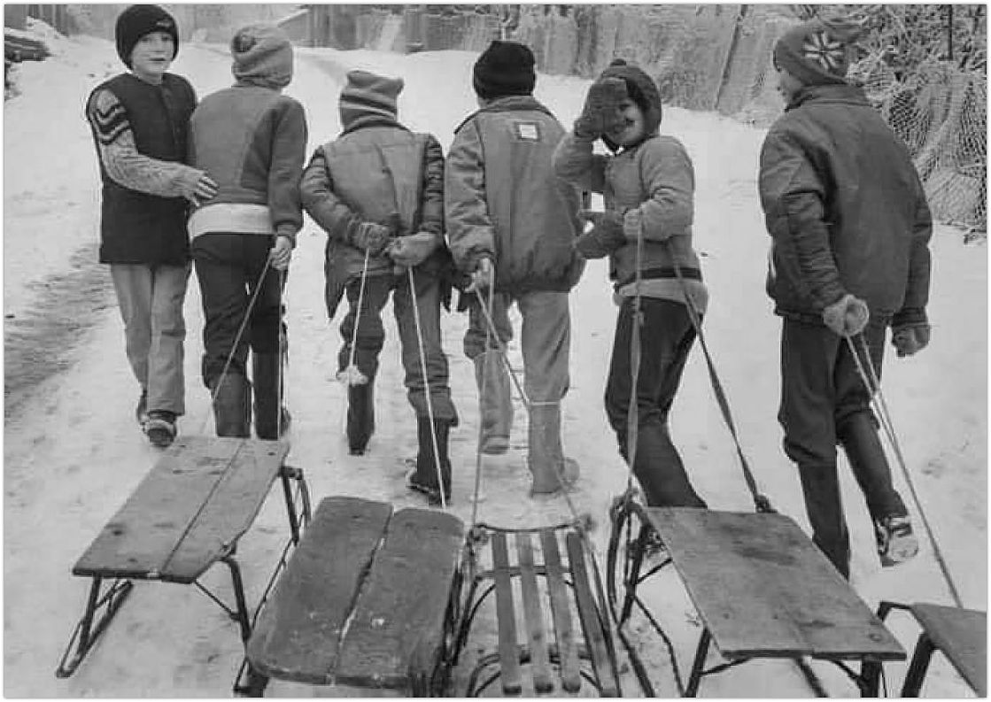 A po lekcjach na sanki 😊❄️🛷