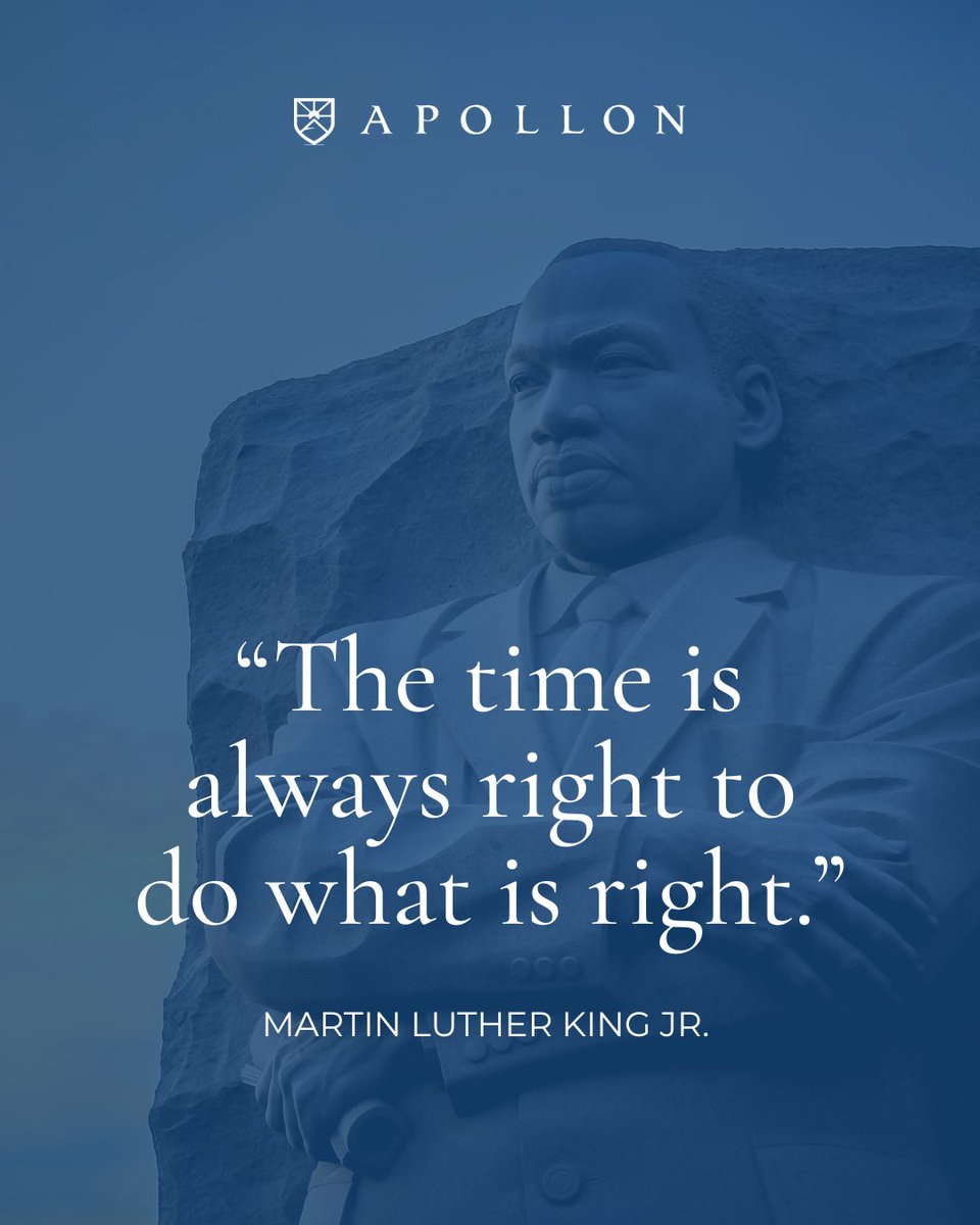 ApollonFin's tweet photo. Honoring the legacy of Dr. Martin Luther King Jr. today—his vision, courage, and commitment to justice continue to inspire progress. https://t.co/6sUskcyeYQ