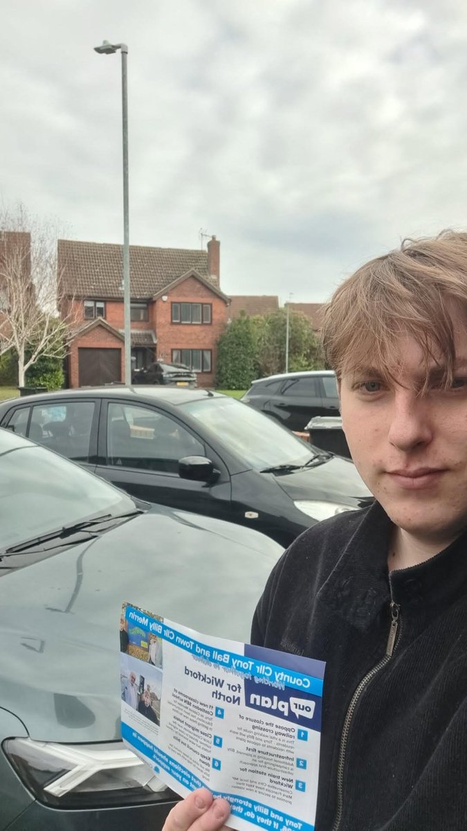 🚨Great to be out delivering leaflets of Cllr Tony Ball and I, setting out our plan for Wickford North.