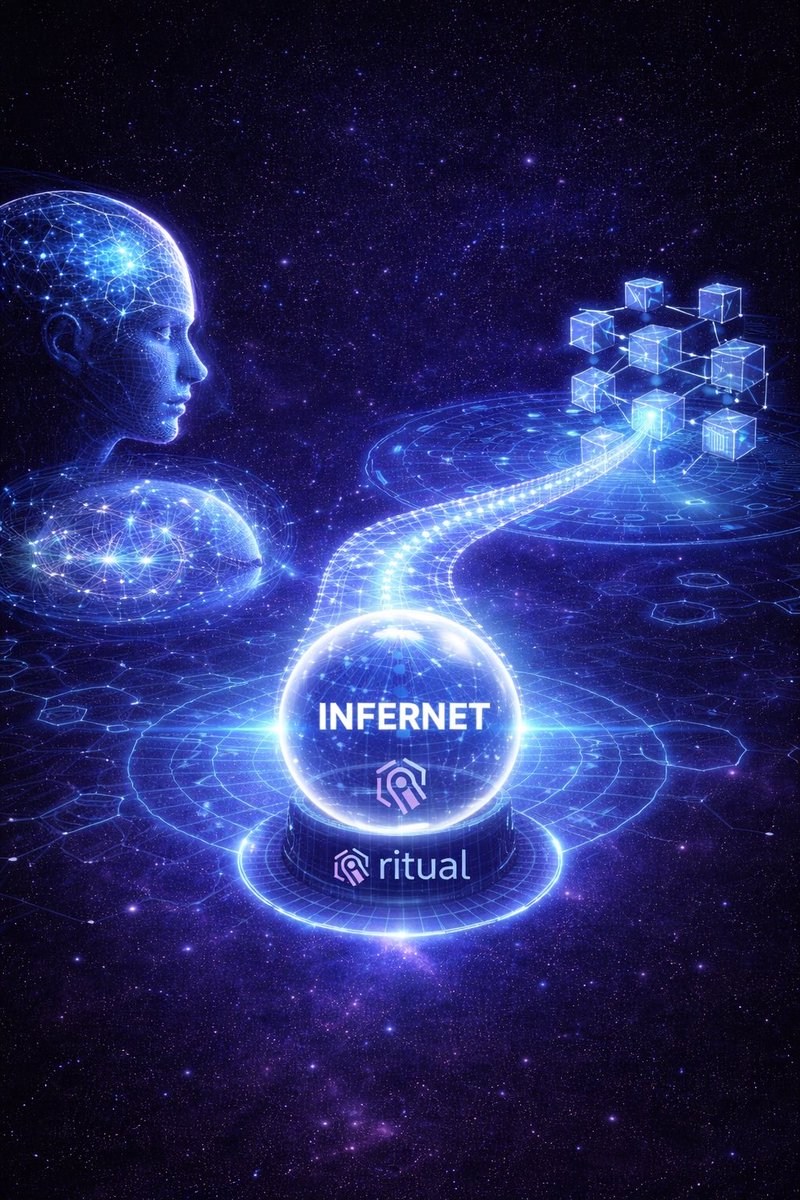 web_steal's tweet photo. 🔹 Infernet is Ritual’s decentralized oracle network that connects smart contracts to AI compute 🔹
It’s the bridge between AI models &amp; blockchains.
#Infernet #Oracles #Web3AI https://t.co/9dg6PBHApC