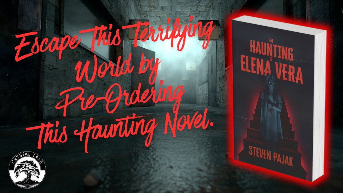 crystallakepub's tweet photo. Pre-orders are LIVE. 👁️👻

THE HAUNTING OF ELENA VERA by Steven Pajak arrives January 23rd.
A chilling descent into grief, obsession, and a haunting that refuses to stay buried.

Secure your Kindle copy HERE: https://t.co/JDti14poK5 

#BookPreOrder #KindlePreOrder #UpcomingRelease #HauntedHorror