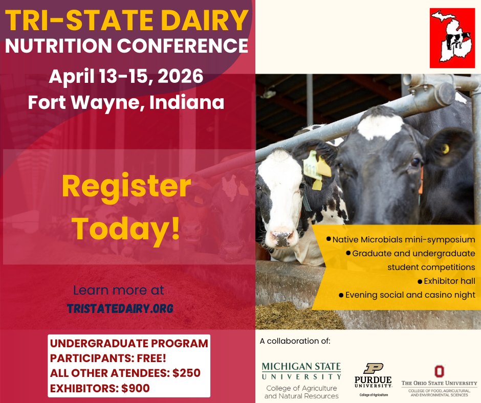Tri-State Dairy Nutrition Conference tweet media