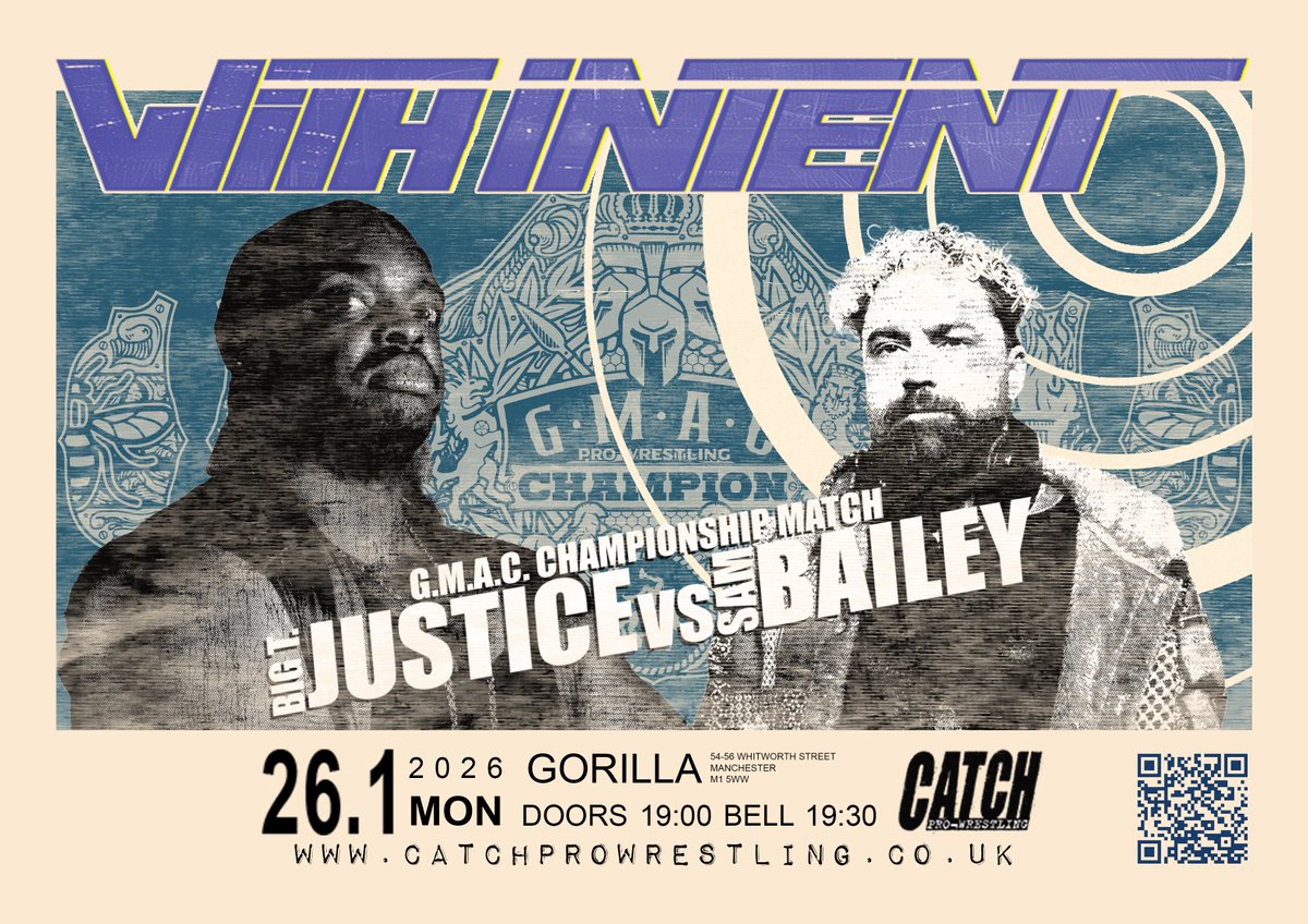 CATCHProWres's tweet image. A titanic clash for the GMAC Championship incoming

Tickets at the 🔗 below