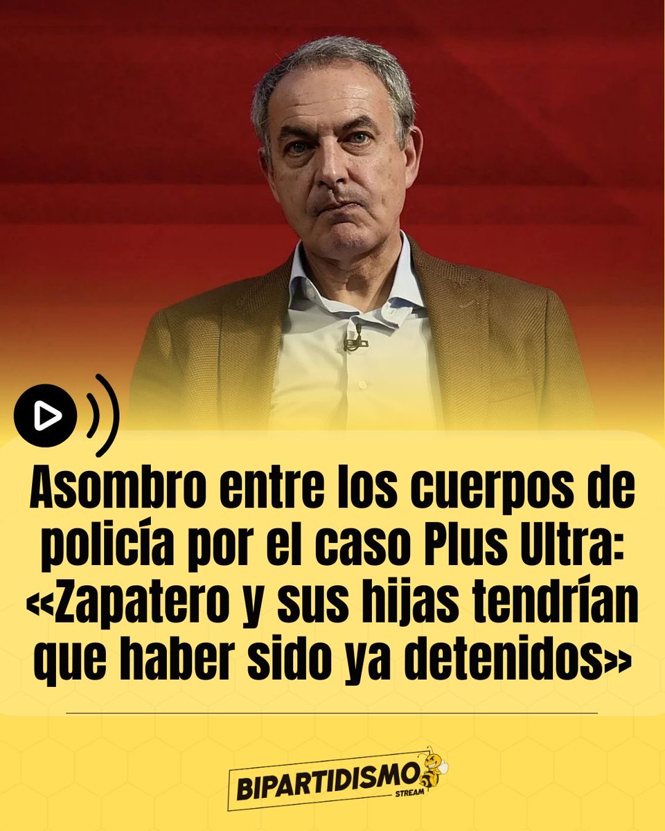 Bipartidismo_'s tweet image. 🔴 Asombro entre los cuerpos de policía por el caso Plus Ultra: «Zapatero y sus hijas tendrían que haber sido ya detenidos»

gaceta.es/espana/asombro…