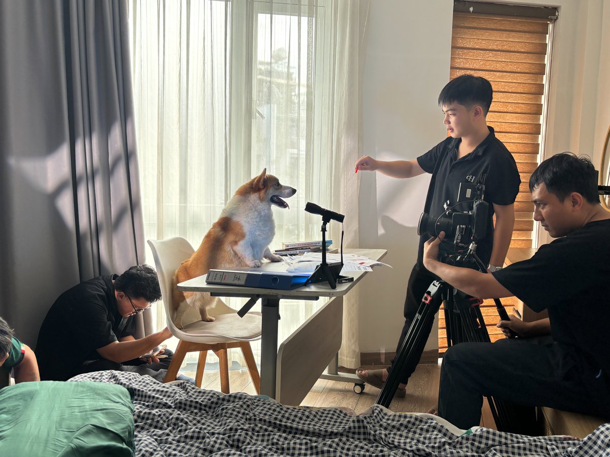 itsduyt's tweet photo. A few months ago in Vietnam, we had two options for our demo video:

1. Do the standard investor-style video — problem, solution, market, the usual.
2. Do something kind of insane. Extremely hard. Risky. Painful to pull off. But fun as hell.

If you know me, you already know which one we picked. 😎

We had 4 days before everyone flew out. Nick Wu, Felix and I spent night after night brainstorming hundreds of ideas. Different angles. Different formats. Nothing landed. Nothing felt like a hell yes.

Until suddenly… one did.

What we didn’t know was how brutally hard it would be. The next day was chaos: Booking agencies. Calling favors. Finding actors. Training a dog (yes, really). Writing. Shooting. All at once. Thanks to Thao Do for assisting with urgency and organization, we managed to make it through. 

Then came editing — a whole different beast.
Dozens of cuts. Reshoots. Soundtracking. Rewrites. Weeks of late nights.

Somehow, it came together.
Somehow, it worked just enough. 

And no — this was not done by AI. It was real. It was risky. It was fun.
All real. All practical.

And in 3 days, you’ll see why we bet on it.

Get ready.
👉 Video drops soon.