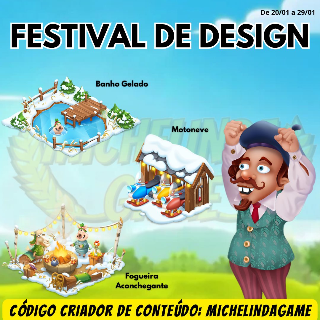 ✨ EVENTOS ESPECIAIS DA SEMANA 🤗

A partir do dia 20/01 teremos eventos incríveis! Já estão preparados??? 😍 #hayday

Obs: a decoração Banho Gelado, que faria parte do evento de tarefas, está sendo ajustada pela equipe para entrar na loja do festival.