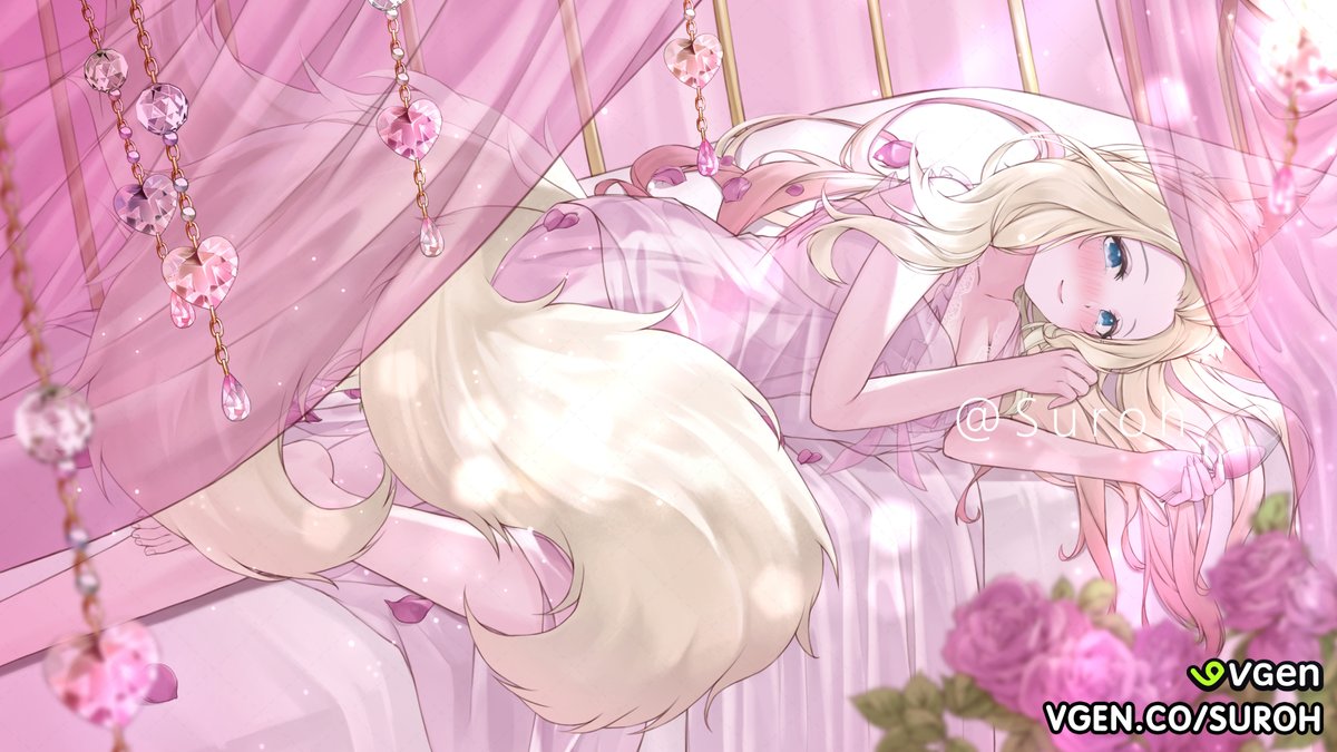 SurohPudding's tweet photo. Absolutely loved working on this Valentine's YCH for adorable VTuber! Thanks for the trust! 🥰💝
#VGencomms #ARTRECCSOC #artmoots https://t.co/8IaN9QNBUx
