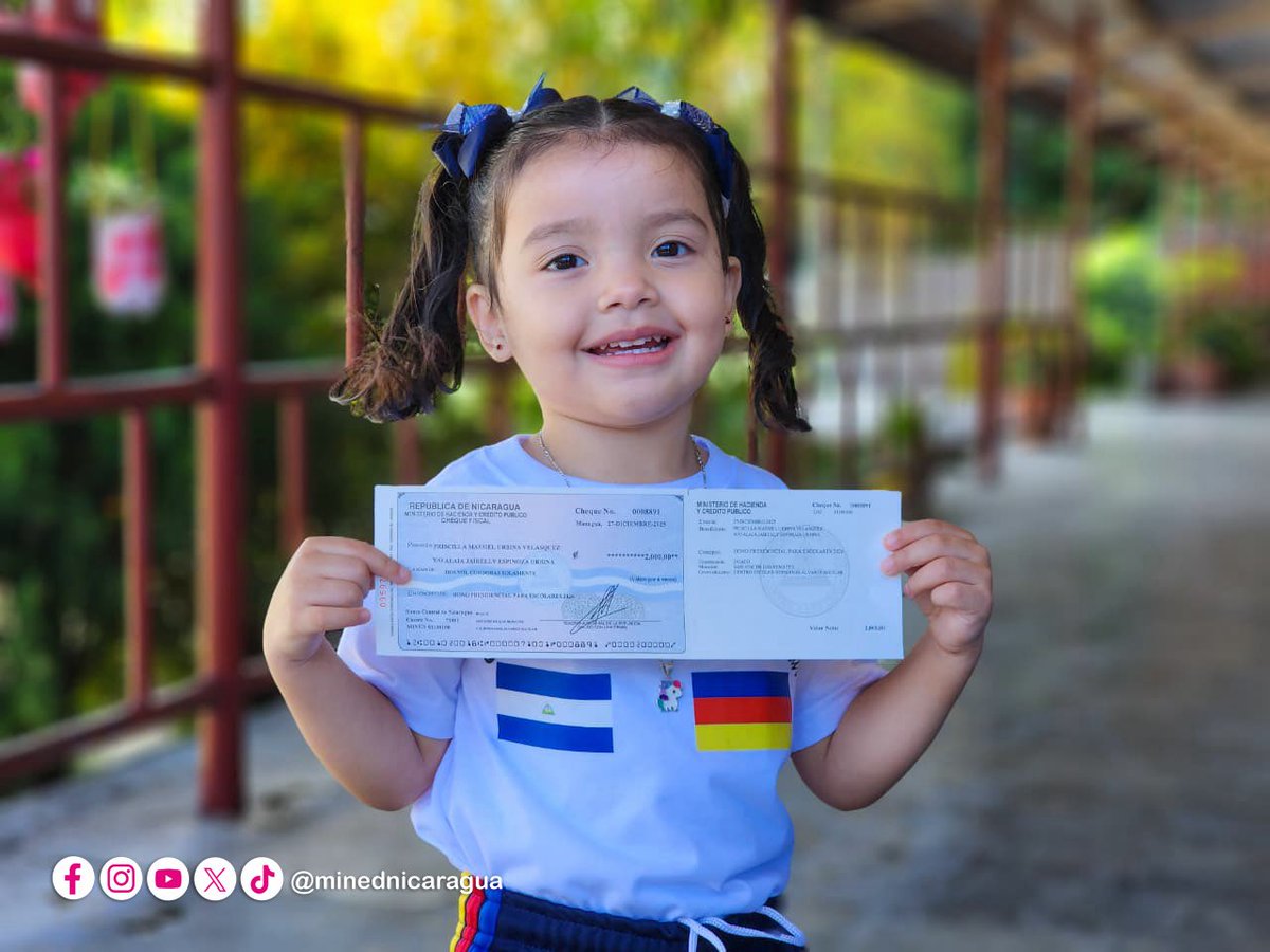 minednicaragua's tweet photo. Inicia la entrega del Bono Presidencial para Escolares en el departamento de Boaco, dirigido a estudiantes de Preescolar, Educación Especial, Primero y Segundo Grado de Primaria Regular y Multigrado. https://t.co/OwG1xBhgFN
