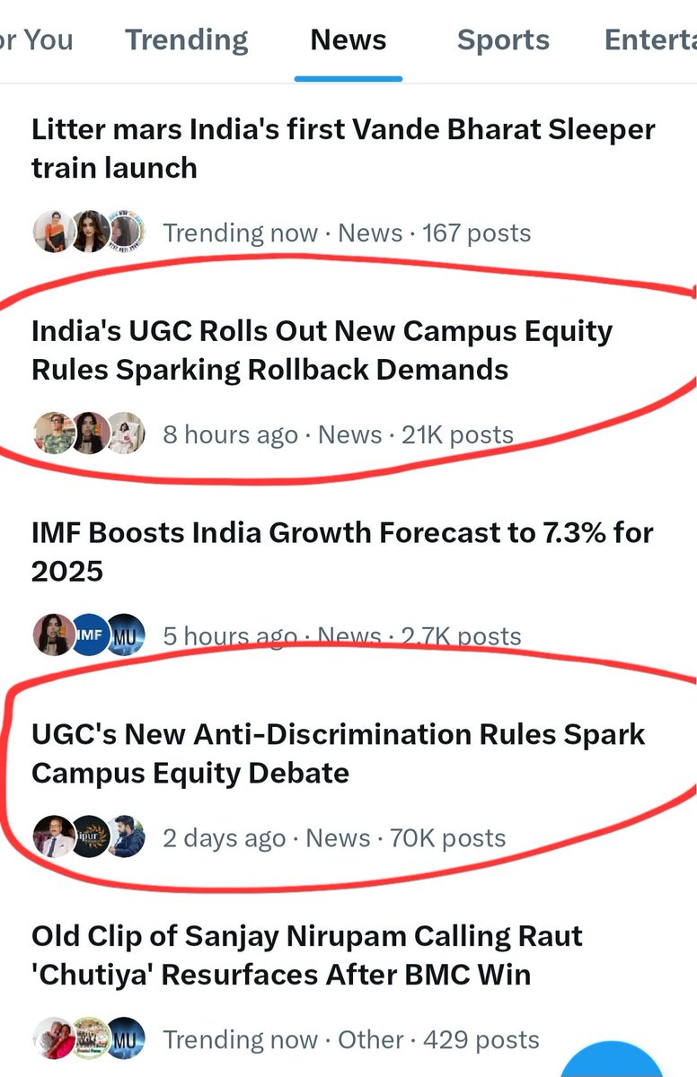 neha_laldas's tweet photo. 2 दिन से चर्चा का विषय बना हुआ है
#UGC_RollBack 

लेकिन सरकार के कानों पर जूं तक नहीं रेंग रही!!

ठीक है, कोई बात नहीं,
तुम हमें इग्नोर करो, हम भी अब चुनावों में तुमको इग्नोर करेंगे!

#UGC_RollBack https://t.co/MKGEepn5FW