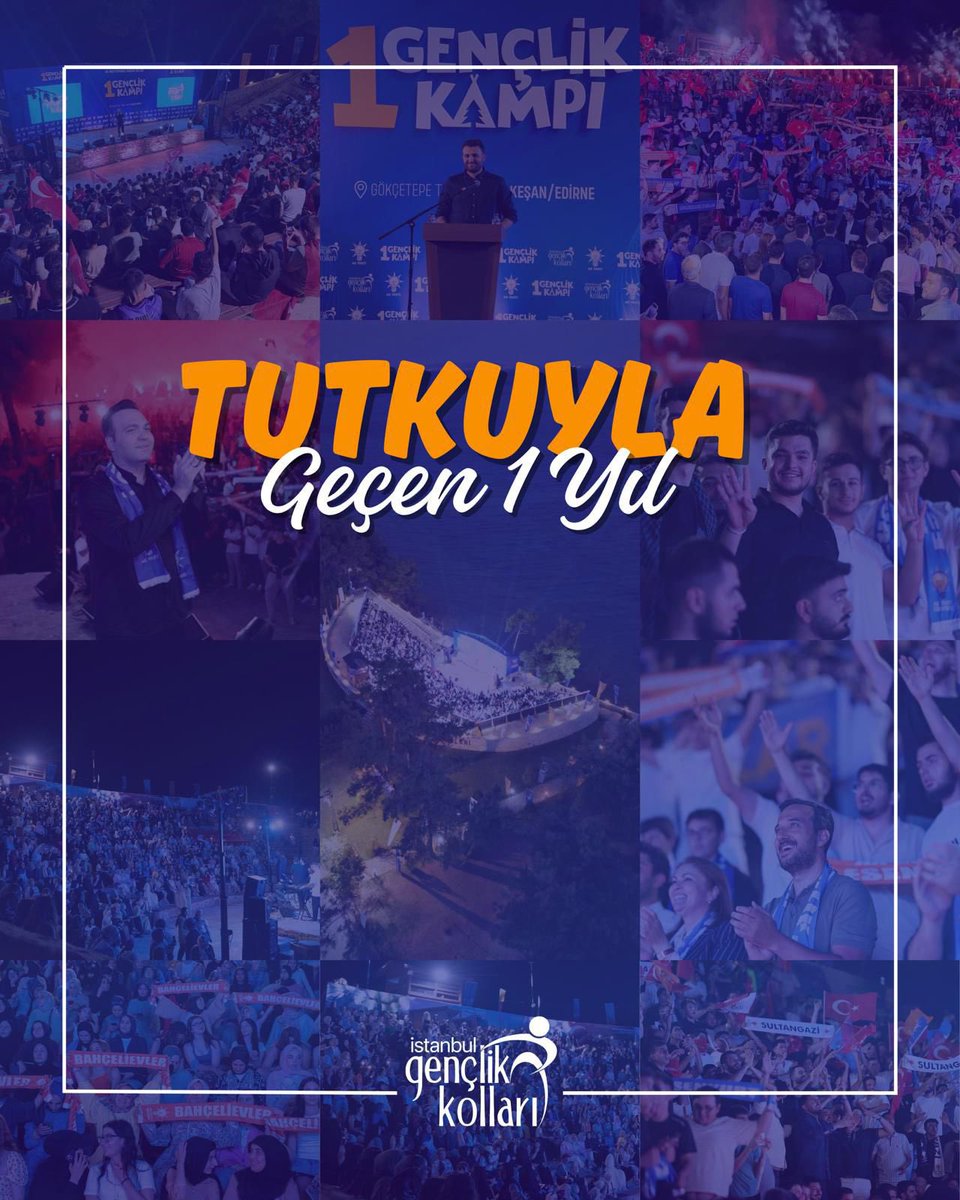 Tam bir yıl önce “İstanbul aşkıyla” yola çıktık; #Geçen1Yıl boyunca bu kadim şehrin her sokağında AK Gençliğin izini bıraktık.
İnandık, çalıştık, ürettik; her mahallede gençlerle omuz omuza yürüdük.

Gençliğe daima güvenen, her daim önünü açan ve bizlere istikamet çizen
