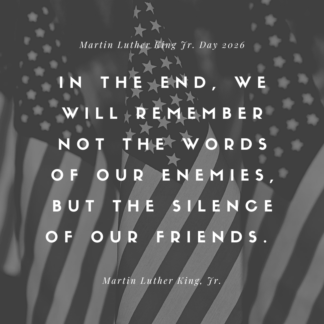 Today we honor the legacy of Dr. Martin Luther King Jr.—a legacy rooted in courage, equity, and justice. May we continue the work he began.