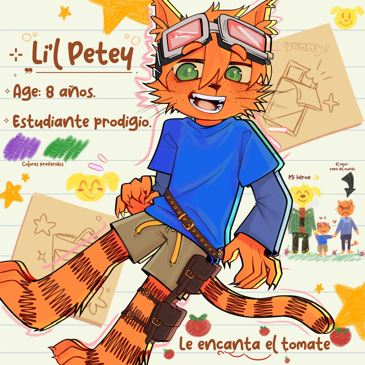 Ketar4_'s tweet photo. Me he olvidado publicar a la wawa por aqui. ¡JAJA! Si gustan saber de las actualizaciones más recientes, síganme en mi canal de WhatsApp para ser el primero en saber los datos como viñetas del Au.

#lilpetey #peteythecat #dogmanau #shatteredmind #ShatteredMinAUdogman https://t.co/k34ygjFULh