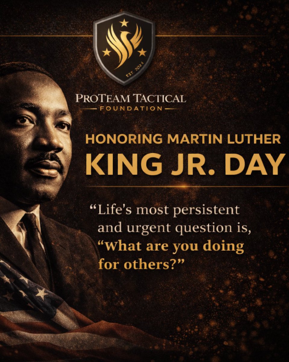 PTTFoundation24's tweet photo. Dr. Martin Luther King Jr. reminded us that service to others is the highest calling. 

Today, we honor his legacy by recommitting ourselves to strengthening those who serve our communities every day. 

Service. Sacrifice. Impact. https://t.co/PZD5njtAdZ