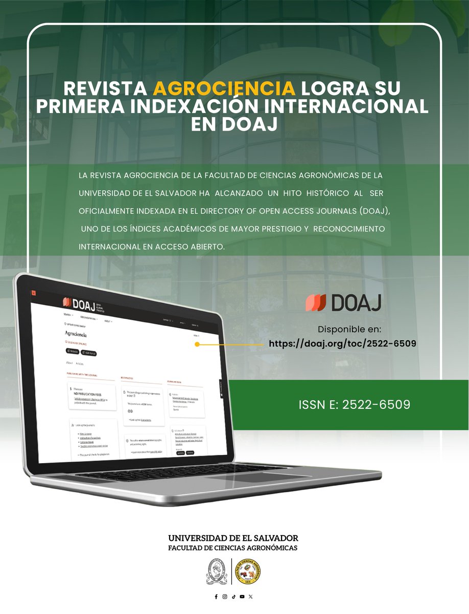 Facultad de Ciencias Agronómicas - UES tweet media