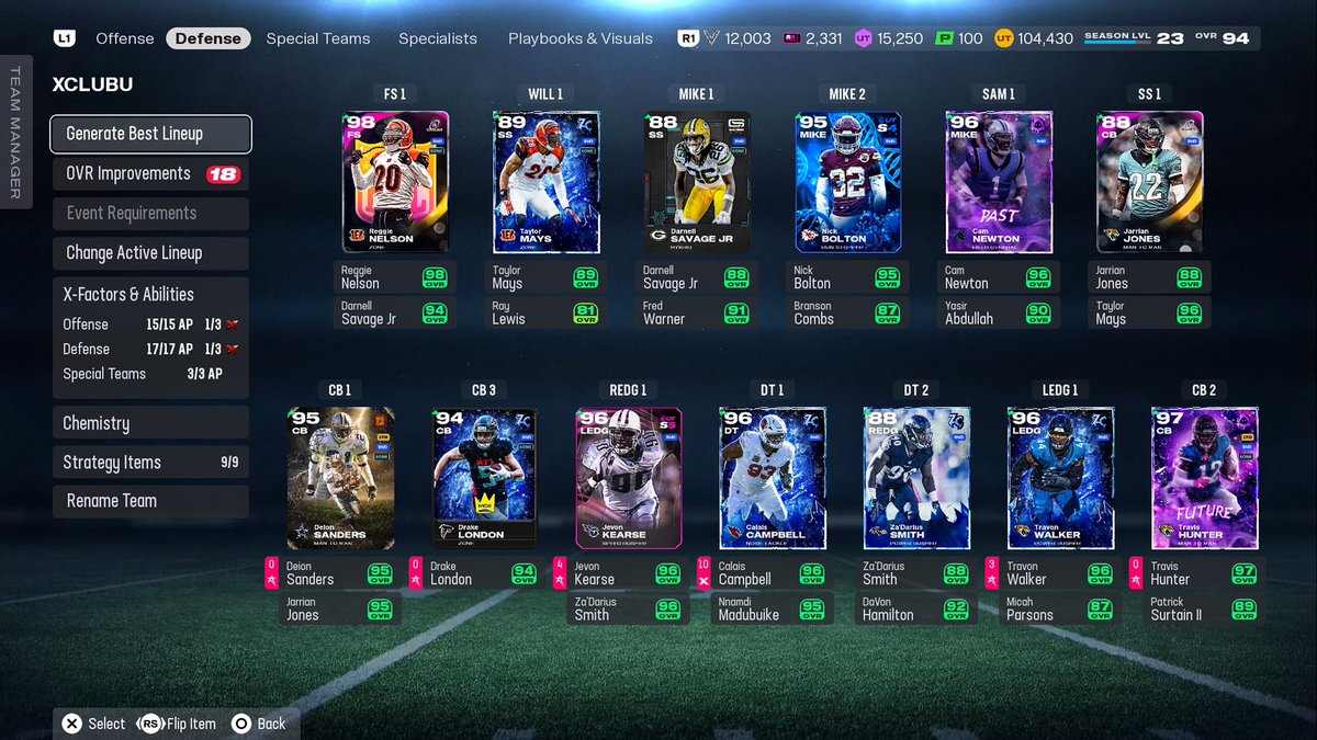 VFormationGG's tweet image. 🔥 This Jags / Playoffs Theme Team is UNDERRATED! 🐆🏈

 (SAINTS O)
⚙️ Offensive AP
•💥 15 AP — Master Tact (optional: I like Gunslinger / Playmaker as well) 

(JAGS D)
🛡️ Defensive AP
•10 AP — Unstoppable Force , Indoor Baller , Don 
• 3 AP — Don
• 4 AP — Don / BOGO

🚀…