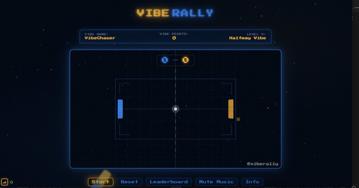 Just updated the color scheme of Vibe Rally. VibeRally.ai