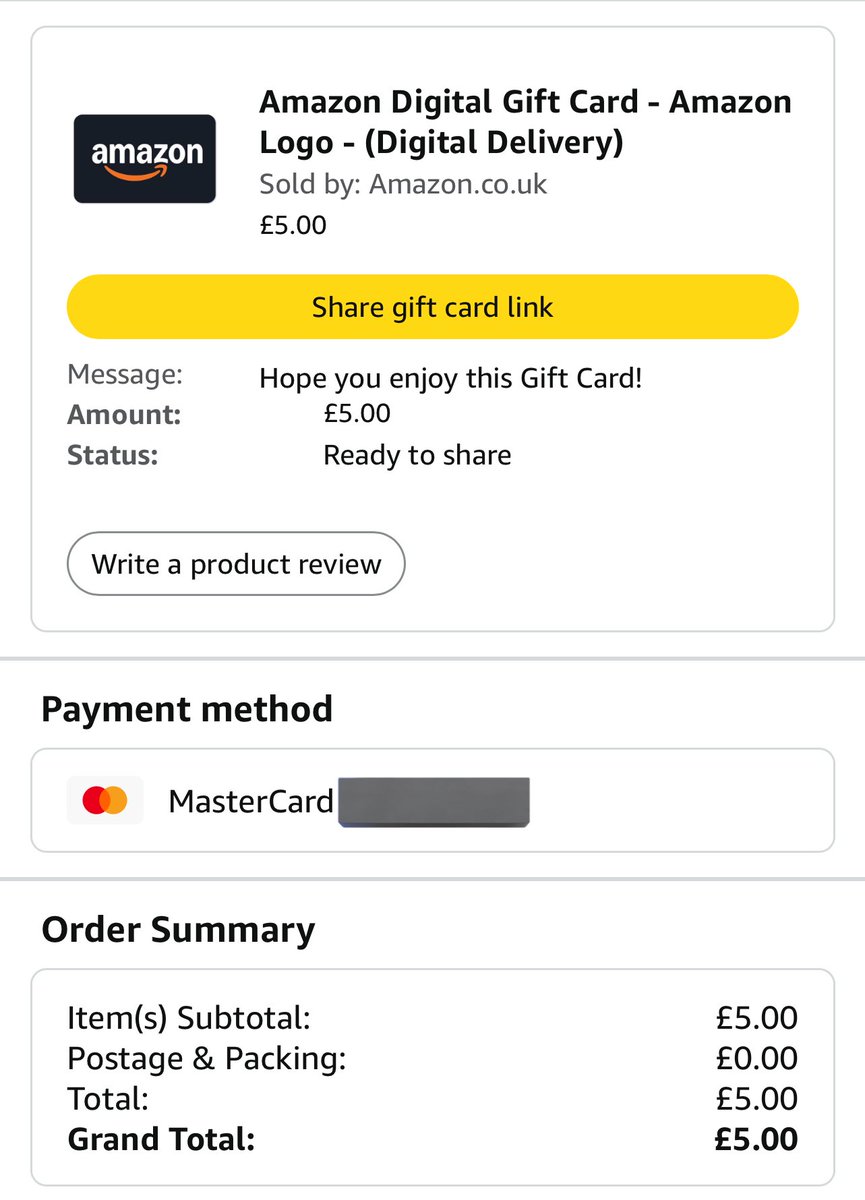 JALのLSP2倍キャンペーン期間に合わせて、今月はJAL Payの海外利用をガッツリ増やそうと思ってたんだけど、肝心の為替レートが気になったので試しに🇬🇧Amazonで£5のギフトカード買ってみた！  結果はこんな感じ↓ #JGC #JGC修行