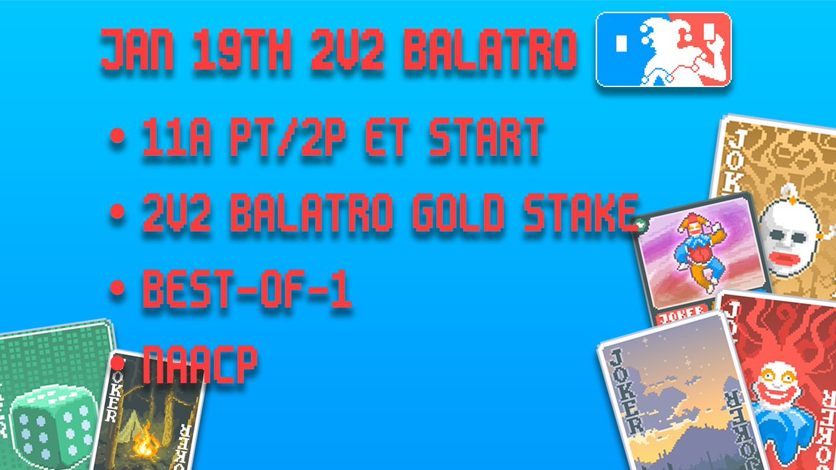 MLBalatro's tweet image. Final Winter Event Starting in 3 hours at 11a PT/2p ET!