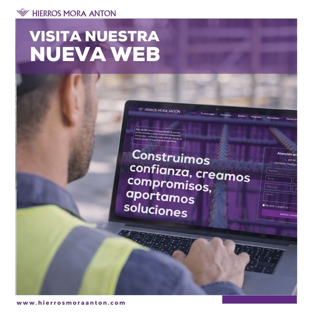 En Hierros Mora Antón afianzamos nuestro compromiso con la innovación y las nuevas tecnologías, con el objetivo de ofrecer los mejores servicios a nuestros clientes. ¿A qué estás esperando? Visita nuestra web
👉hierrosmoraanton.com 

#almacendehierros #materialdeconstruccion