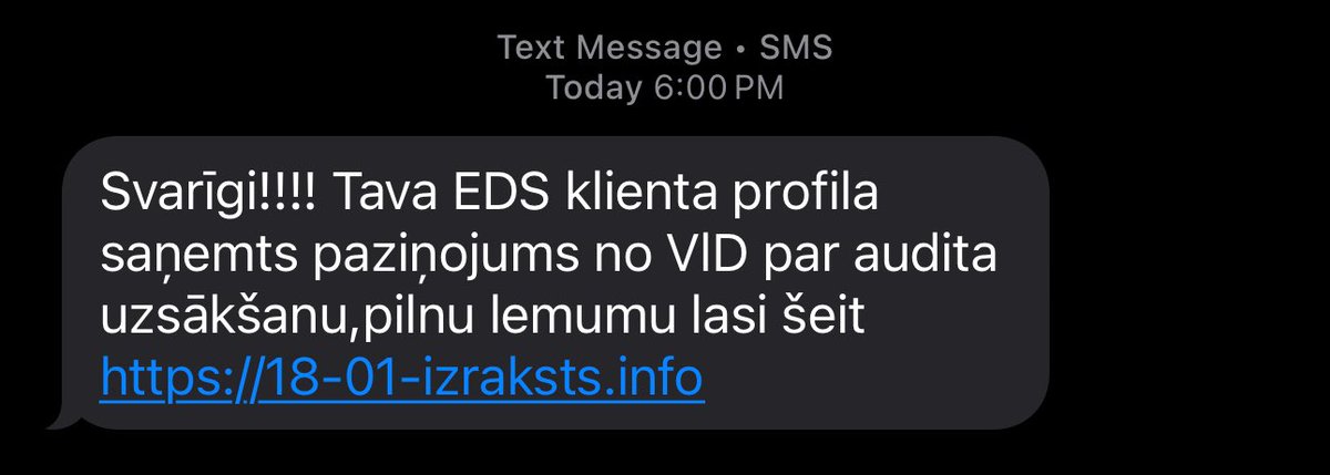 ‼️🚨
Ar šo gan padalieties, kādam ar vājākie nerviem var izšaut korķus un nospiest saiti.
Saņēmu tikko.