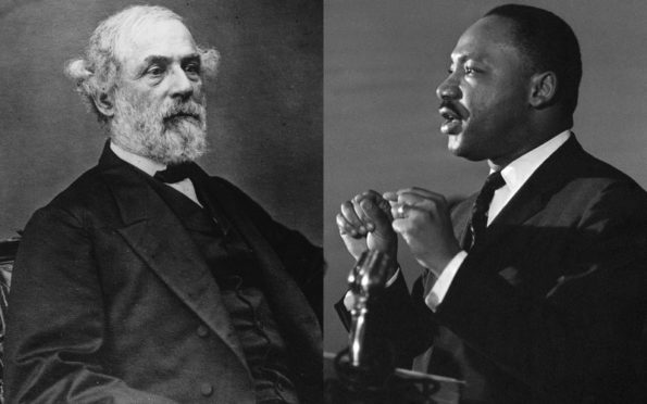 One of these men was a Christian gentleman, loyal to his kinsmen, who fought the government in the name of justice. The other is Martin Luther King.