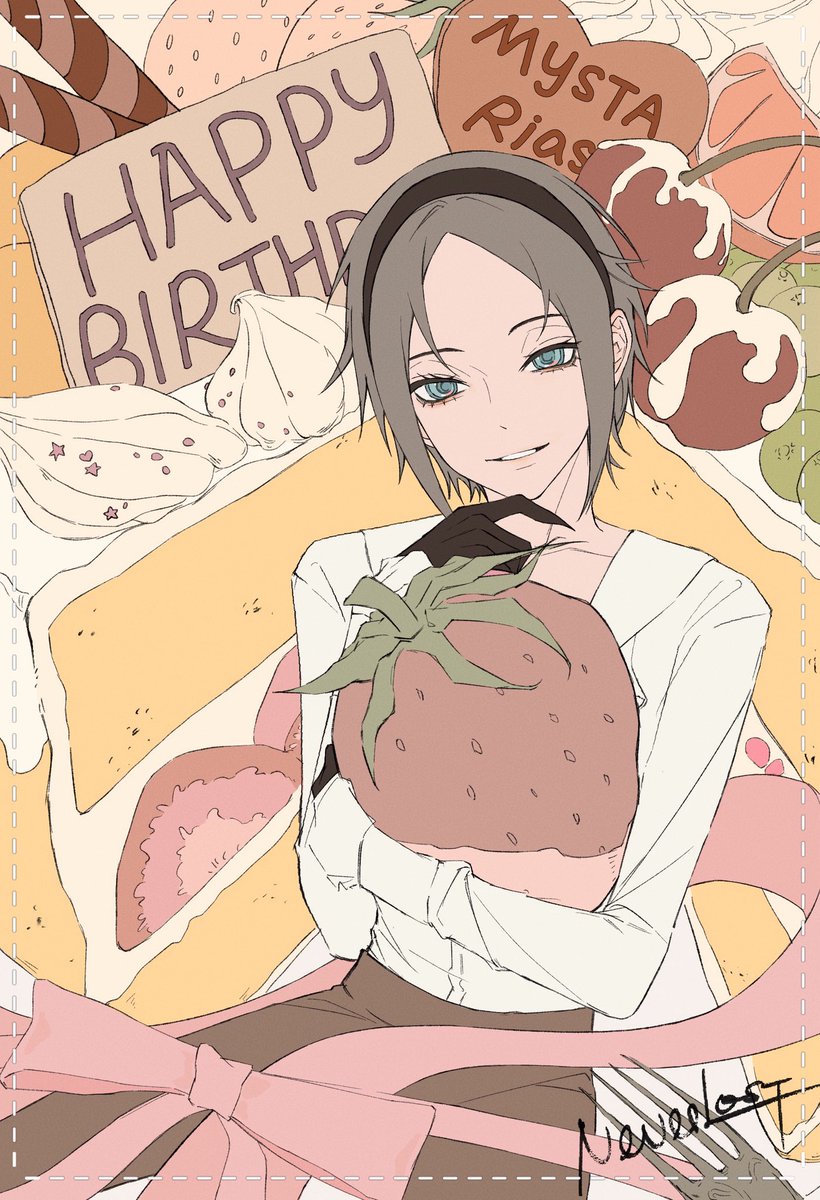 KentaRkm0110's tweet image. ‧₊˚☆ ℳ𝓎𝓈𝓉𝒶𝒟𝒶𝓎 ⋆ ♡̷ .ﾟ·
It is rumoured that if one says "Happy Birthday Mysta" three times into a mirror, a shrill fox-like howl will echo back.
 #MystArt #MystaDay