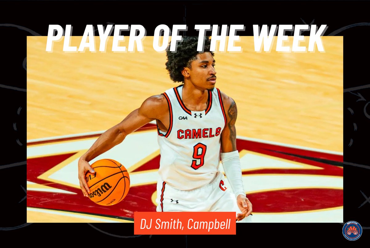 mid_madness's tweet photo. The votes are in! Campbell's DJ Smith was named our men's player of the week for Jan. 5-11. @GoCamelsMBB https://t.co/gVpo8XOpvs