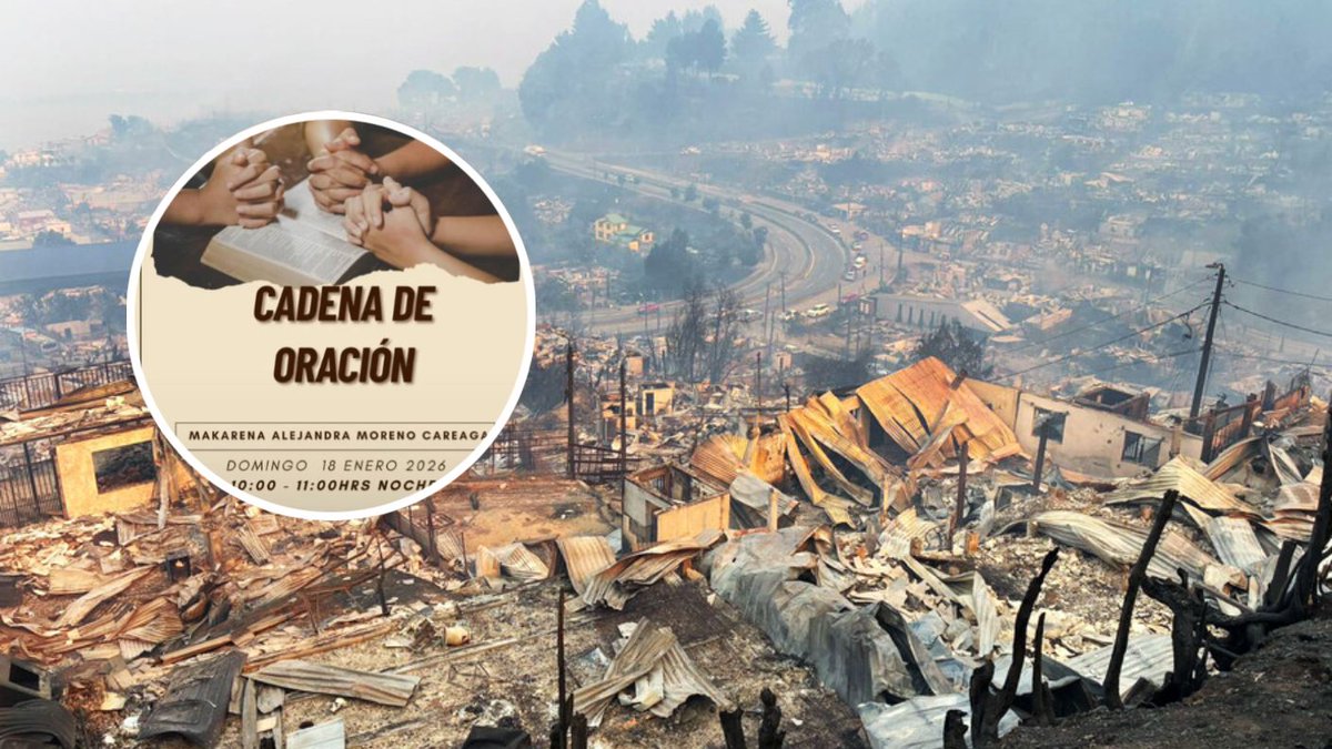 Piden cadena de oración por carabinera: Quedó con graves quemaduras en su cuerpo al ayudar en Penco

Más detalles acá ➡️ tinyurl.com/49ucyp3r