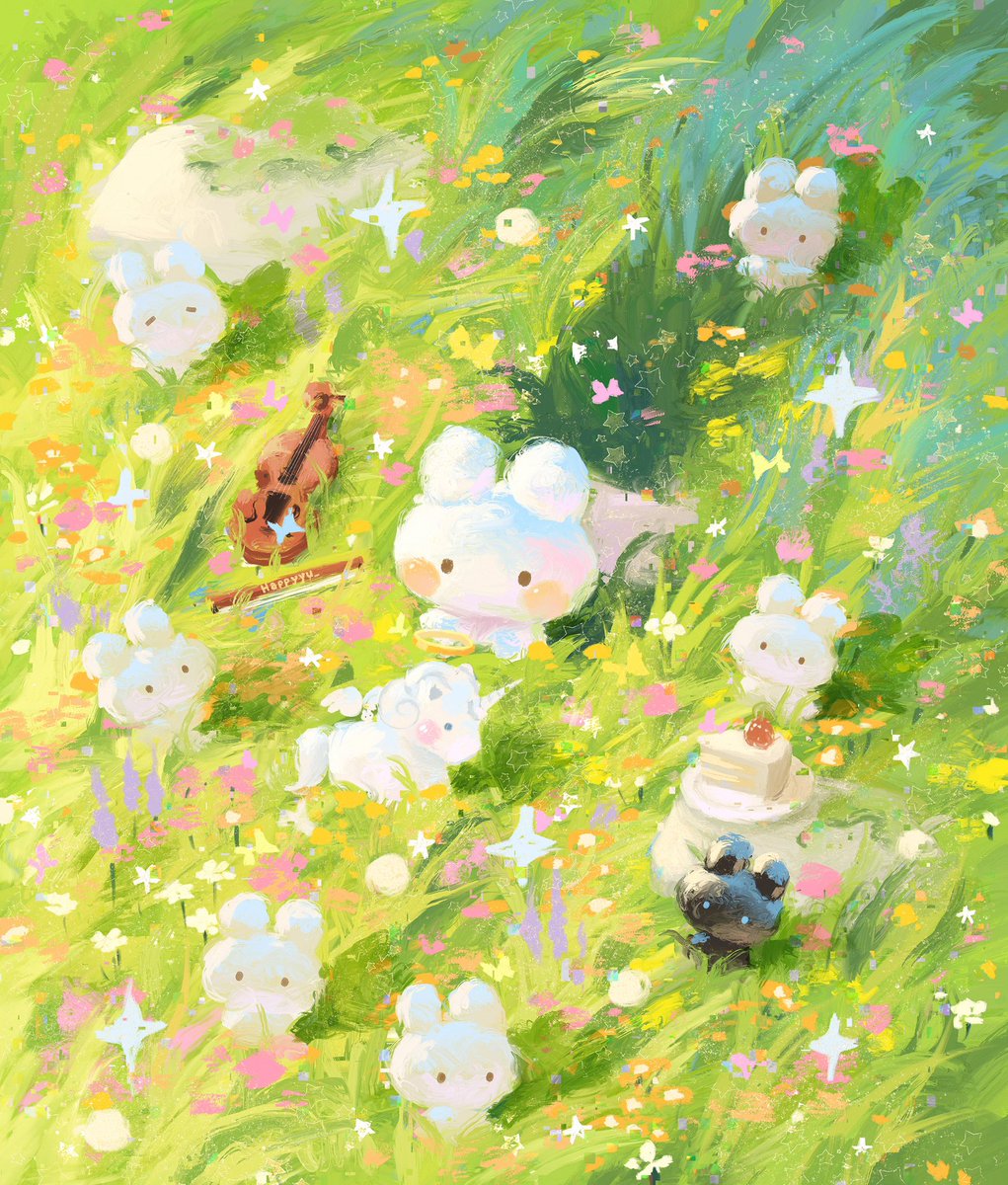 happyyu_'s tweet image. ˚˖𓍢ִ໋🐰🍃✧˚.💚⋆