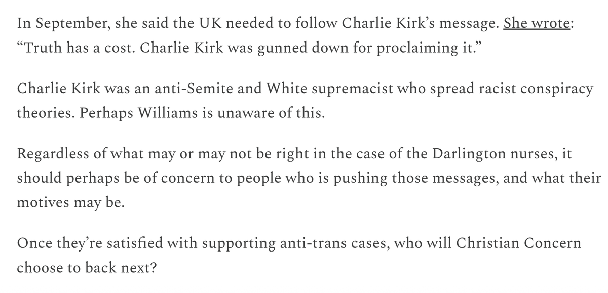 My friend Leigh (no longer on twitter) has covered the Darlington nurses' case for the excellent Teesside Lead and it's the first thing I've read to grapple properly with what a shameful and shabby little episode the whole thing is: teesside.thelead.uk/p/christian-co…