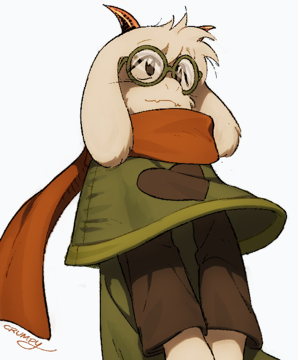 i like when people draw him with a little shawl