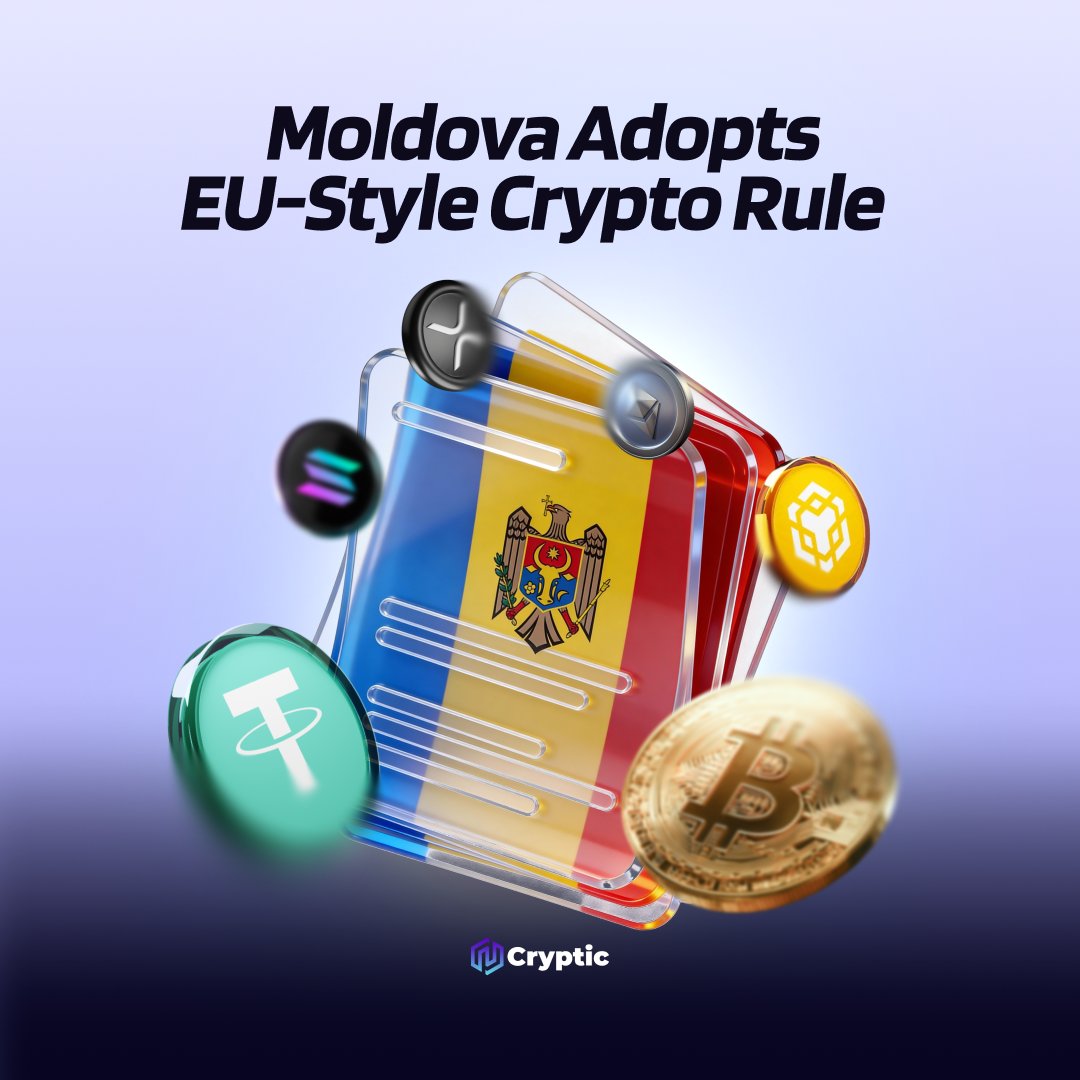 🇲🇩LATEST: Moldova plans to implement MiCA-style crypto regulations in  2026, legalizing the ownership and trading of digital assets under a clear  licensing and compliance framework.