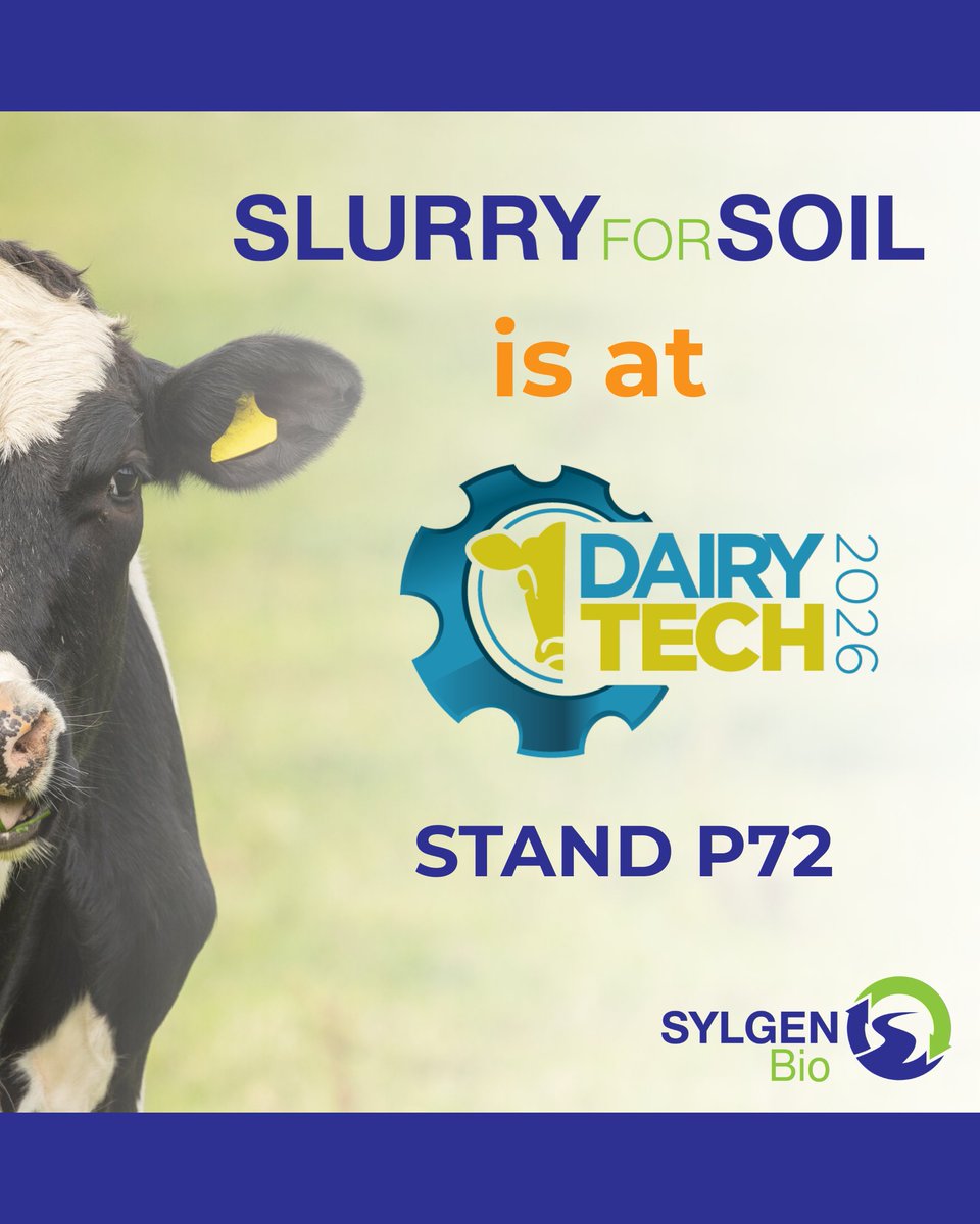 SylgenAH's tweet photo. The countdown is on for #DairyTech26!

Do come and see us on stand P72 to find out how you can cost-effectively:

✅ save time &amp; fuel stirring slurry
✅ reduce blockages at application
✅ enhance grass quality &amp; yields
✅ improve soil health
✅ lower your need for fertiliser https://t.co/IFh2ul0b1G