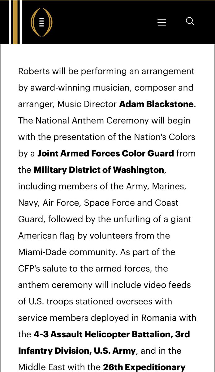 adamblackstone's tweet image. TONIGHT we crown a #champion  @CFBPlayoff !!!

But before the game check out the vocal magic of #JamalRoberts ! We got something special for yaw with this years ANTHEM! 

#BBE #CFBPlayoff