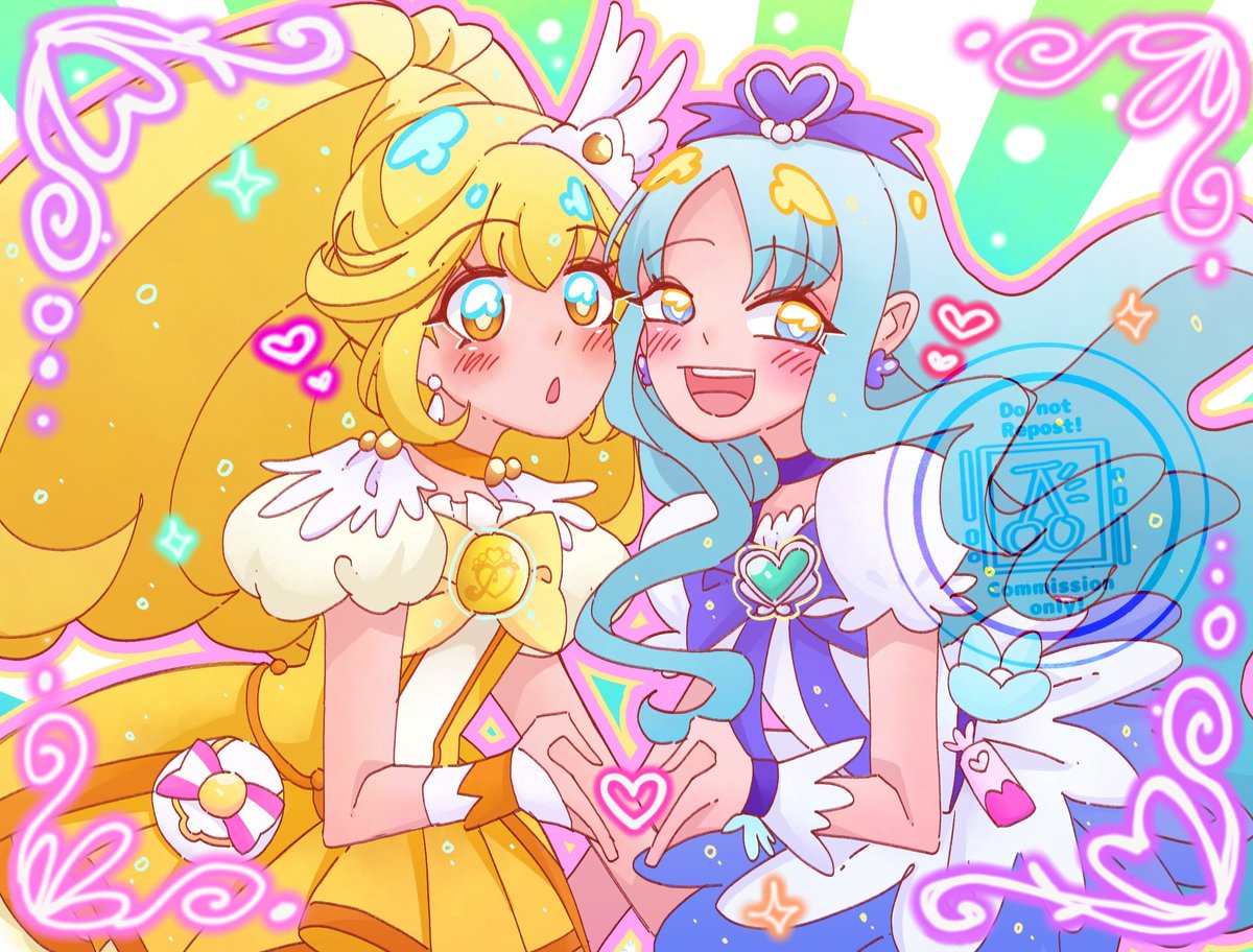 #プリキュア #precure
🩵💛Cure Peace &amp; Cure Marine💛🩵