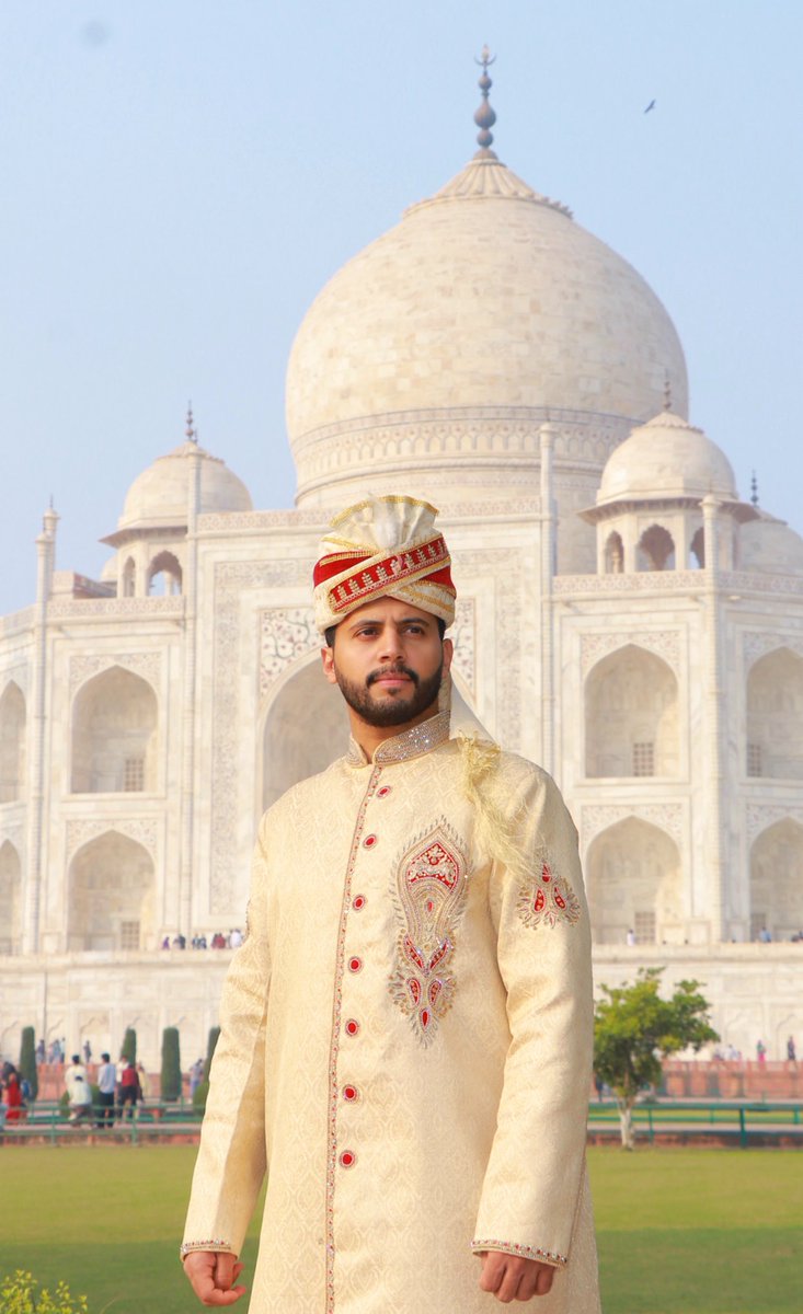 مساء الخير من قلب تاج محل في الهند 🇮🇳