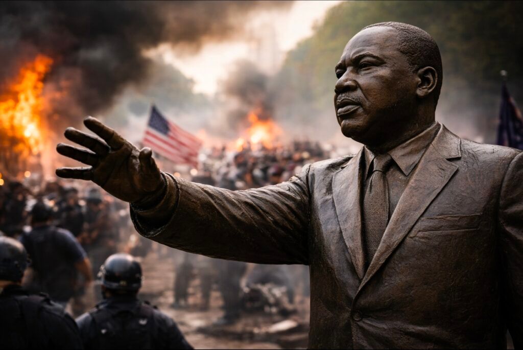 ProtestiaNet's tweet image. Insurgency News Op-Ed: Obama Misuses Martin Luther King Jr.’s Legacy to Excuse Violence insurgencynews.com/2026/01/19/oba…