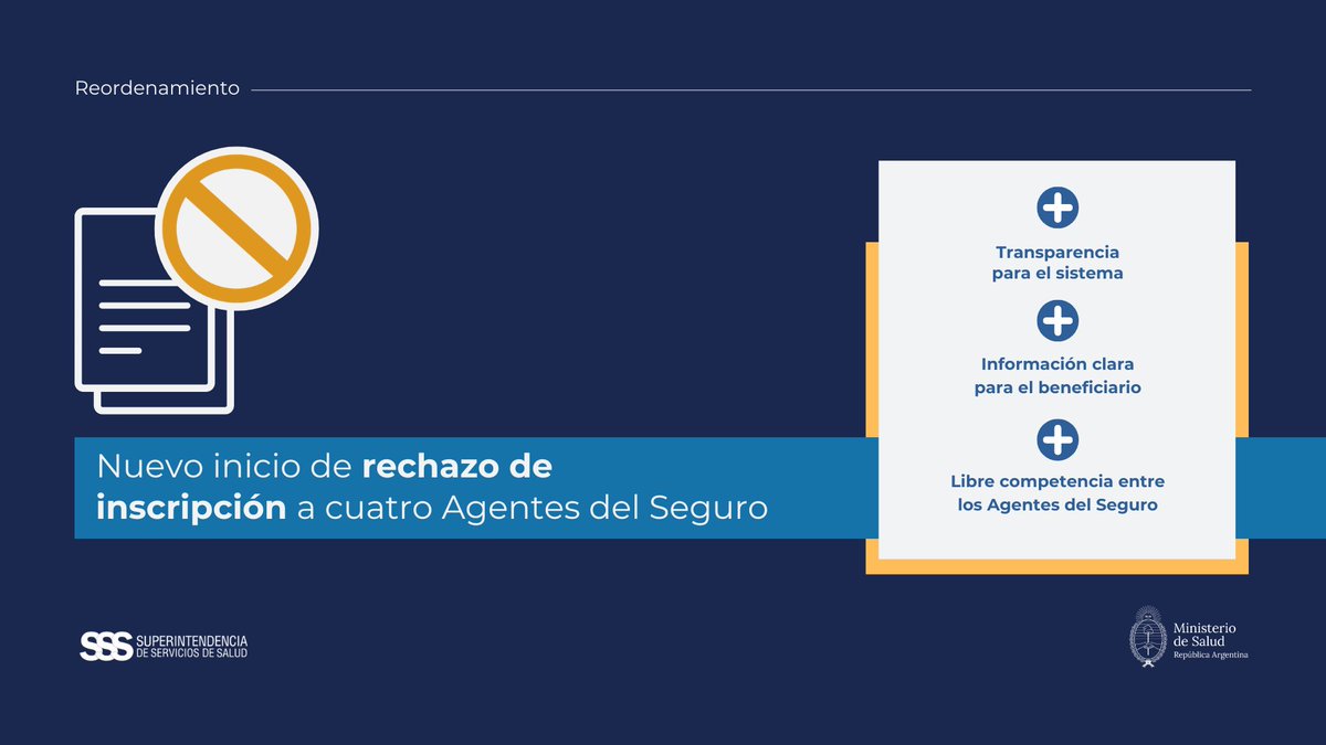 🇦🇷 Superintendencia de Servicios de Salud 🇦🇷 tweet media