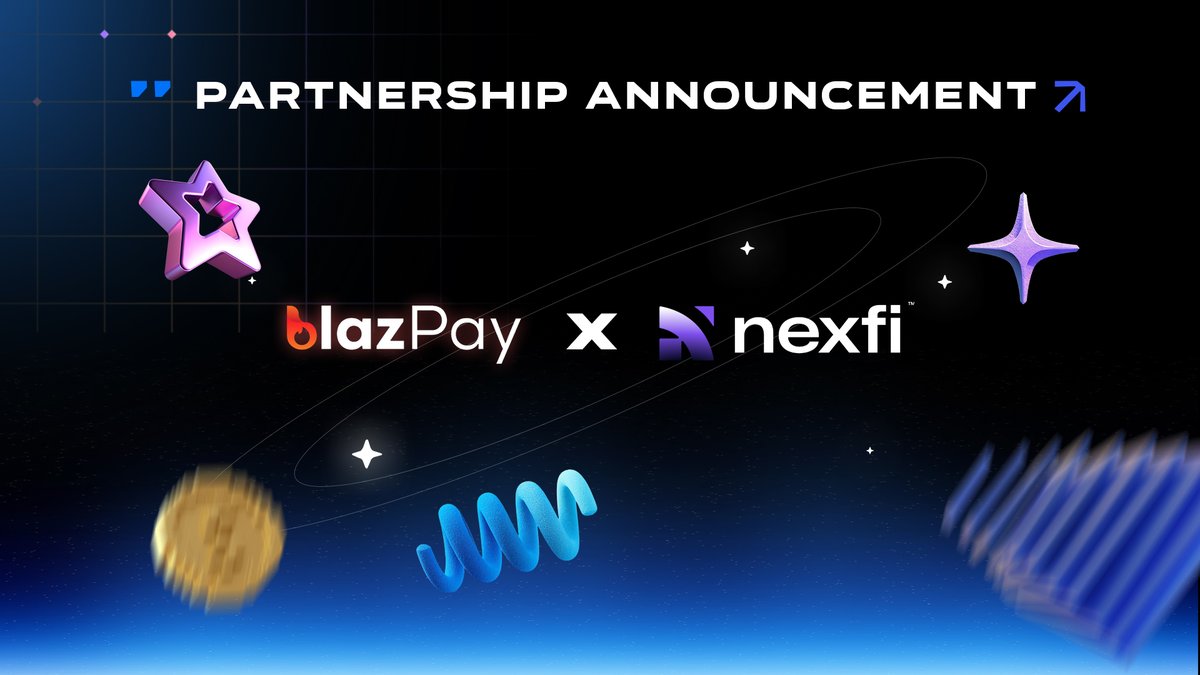 We’re pleased to announce our partnership with
<a href="/Nexfi_Wallet/">Nexfi Wallet</a>  🤝

Nexfi is a next-generation platform redefining cross-border finance, enabling faster and more seamless financial flows across global markets through modern Web3 infrastructure.

🔗 Read more:blazpay.com/blog/blazpay-p…