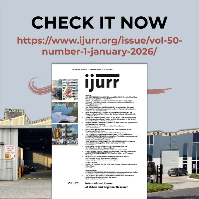 Image from IJURR.org (@IJURResearch)