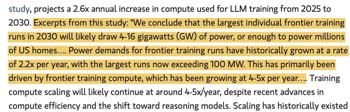 BenBajarin's tweet image. Demand for compute will significantly exceed supply. 

We are on a compute trajectory to increase ~300-400% computational capabilities by 2030, but most in AI frontier llm land say we need 1000x.  

This via Morgan Stanley.