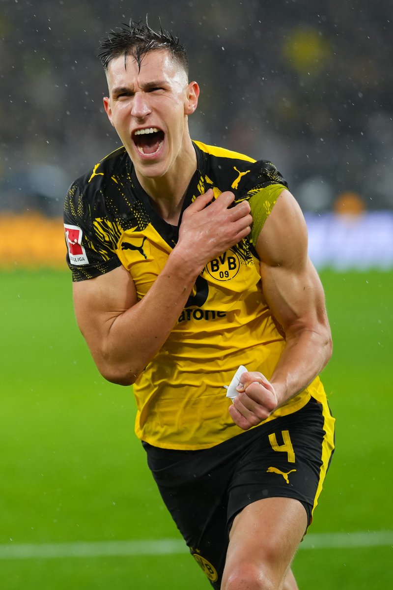 WhoScored's tweet image. Nico Schlotterbeck is the highest-rated Centre-back (7.31) in Europe's top five leagues this season.  💪 🌟