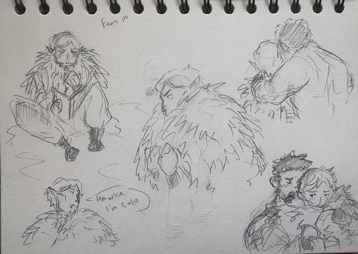 crystaldragon6's tweet photo. I found these really old little Fenhawke doddles and I miss drawing them so much!!! https://t.co/JIV4WPQFxE