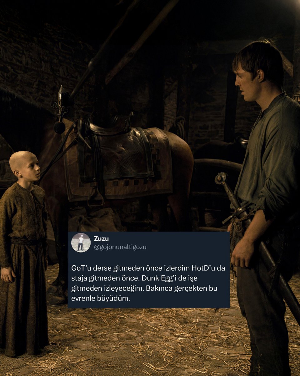 HBOMaxTR's tweet photo. Çoğumuz Westeros'un elinde büyüdük. 🥰 

Yeni dizi A Knight of the Seven Kingdoms ilk bölümüyle yayında. https://t.co/SEMnNOHoLJ